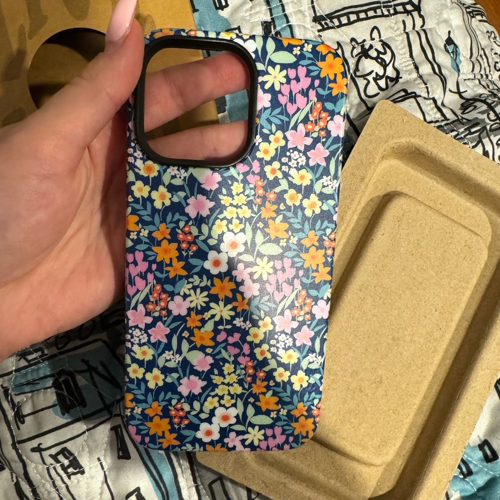 Casely floral iPhone 14 Pro Max phone case